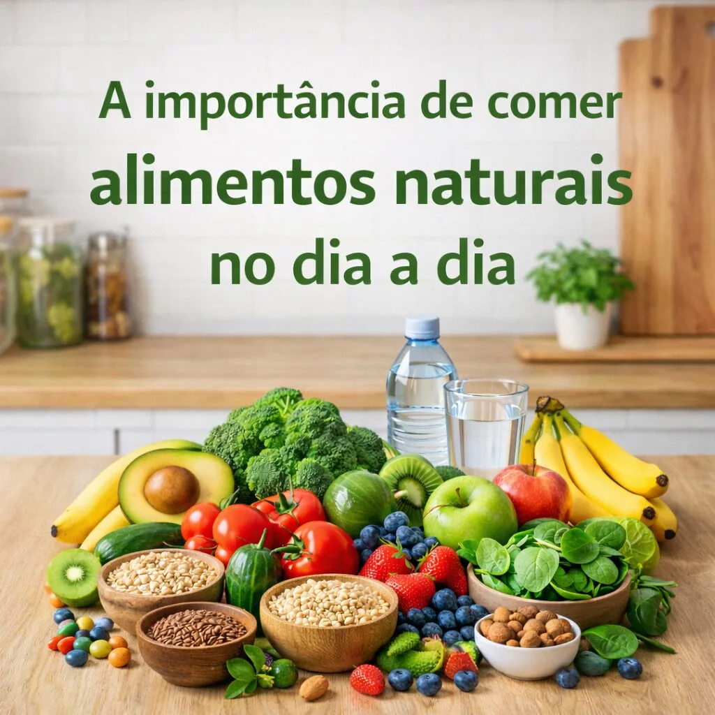 A importância de comer alimentos naturais no dia a dia