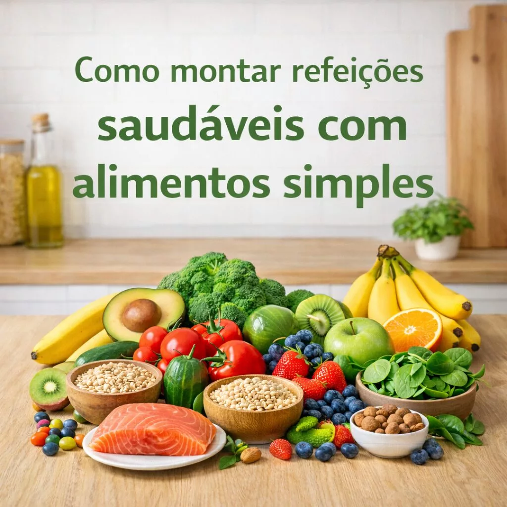 Como Montar Refeições Saudáveis com Alimentos Simples e Econômicos em 2026 Como Montar Refeições Saudáveis com Alimentos Simples e Econômicos em 2026
