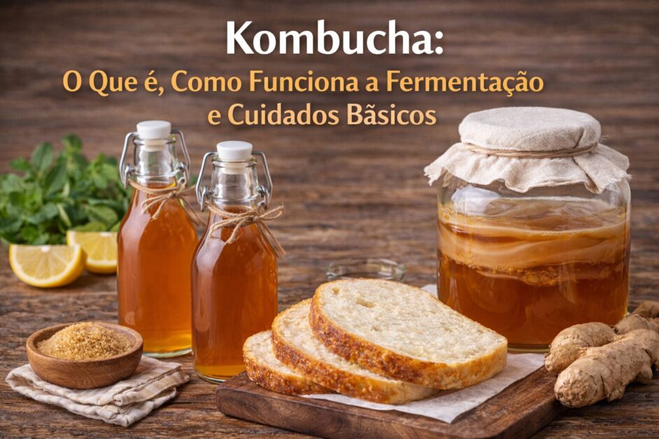 Preparo caseiro de kombucha: guia para uma fermentação equilibrada em 2026