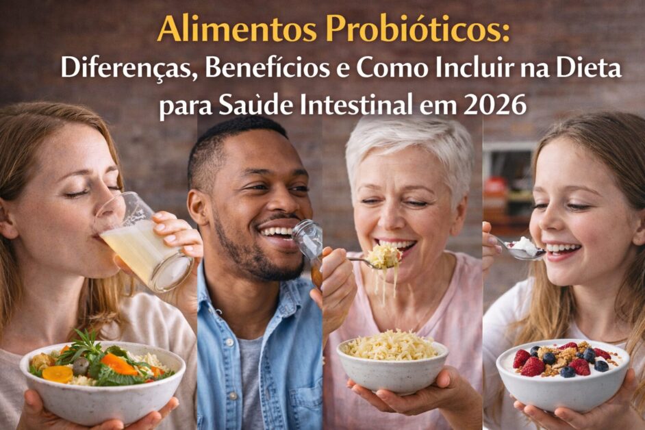 Alimentos Probióticos: Diferenças, Benefícios e Como Incluir na Dieta para Saúde Intestinal em 2026