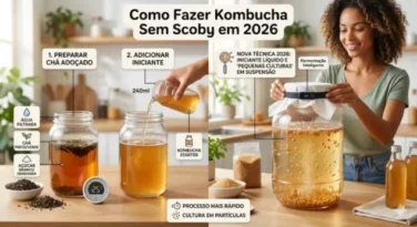 Como Fazer Kombucha Sem Scoby em 2026