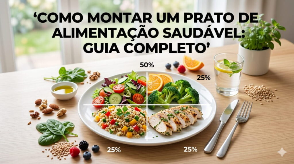 Como Montar um Prato de Alimentação Saudável: Guia Completo Como Montar um Prato de Alimentação Saudável: Guia Completo