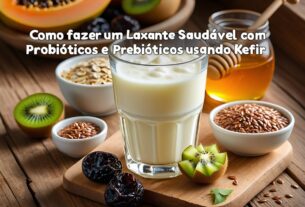 Como fazer um Laxante Saudável com Probióticos e Prebióticos usando Kefir