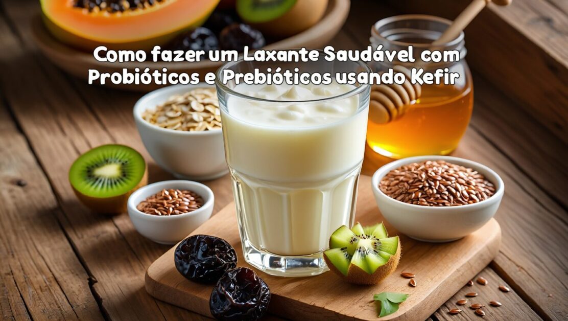 Como fazer um Laxante Saudável com Probióticos e Prebióticos usando Kefir
