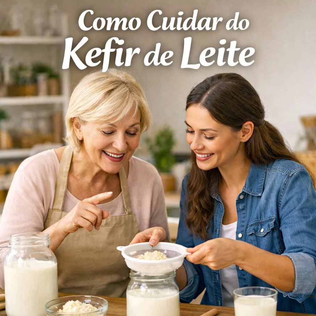 Como Cuidar do Kefir de Leite: Guia Passo a Passo 2026