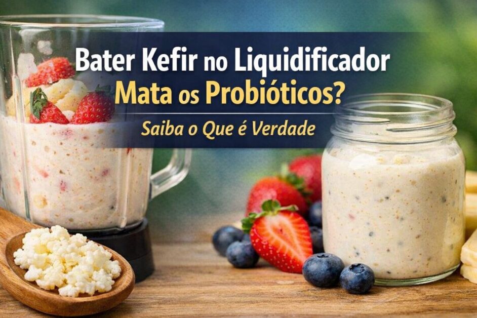 Bater Kefir no Liquidificador Mata os Probióticos?
