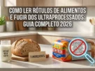 Como Ler Rótulos de Alimentos e Fugir dos Ultraprocessados: Guia Completo 2026