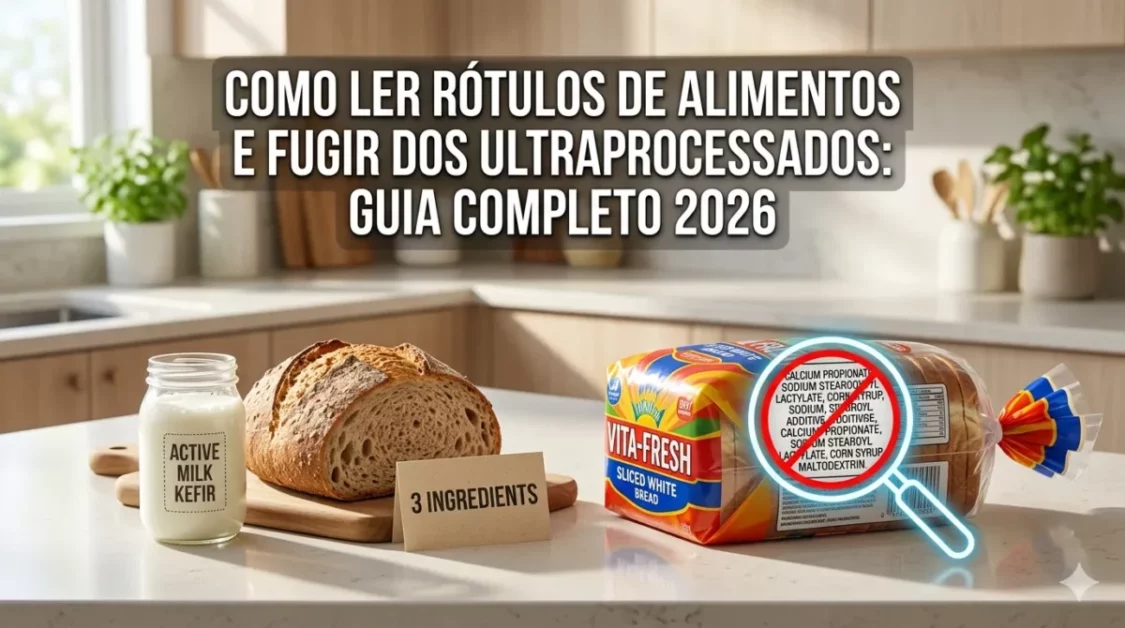 Como Ler Rótulos de Alimentos e Fugir dos Ultraprocessados: Guia Completo 2026 Como Ler Rótulos de Alimentos e Fugir dos Ultraprocessados: Guia Completo 2026