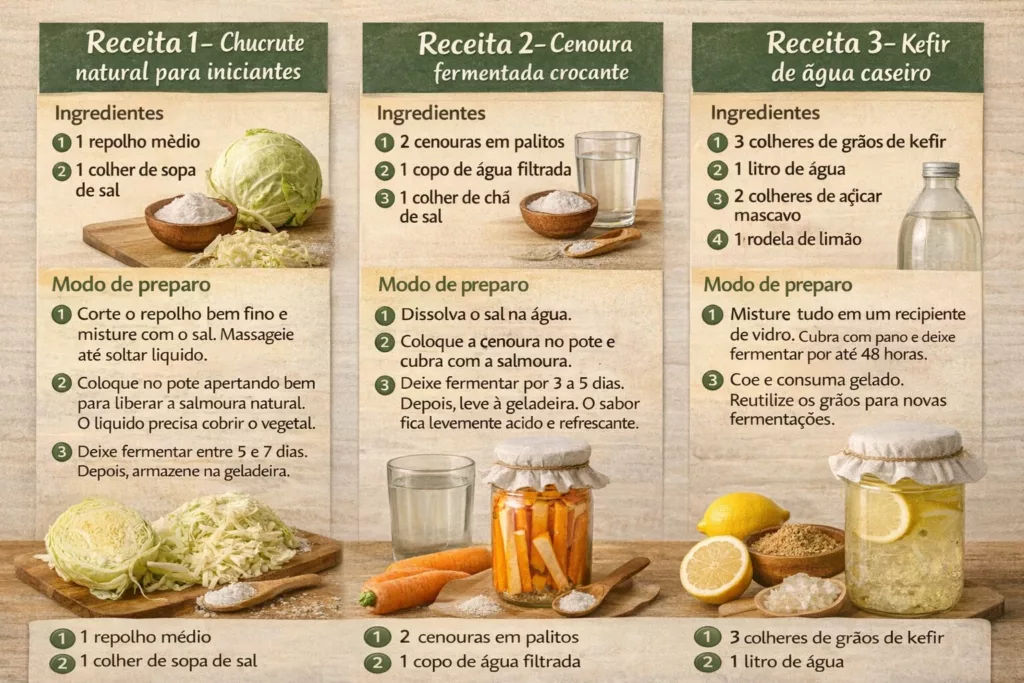 Receitas simples de fazer