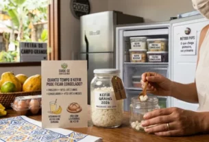 Quanto tempo o kefir pode ficar congelado?