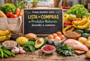 Como montar uma lista de compras para Produtos Naturais durante a semana