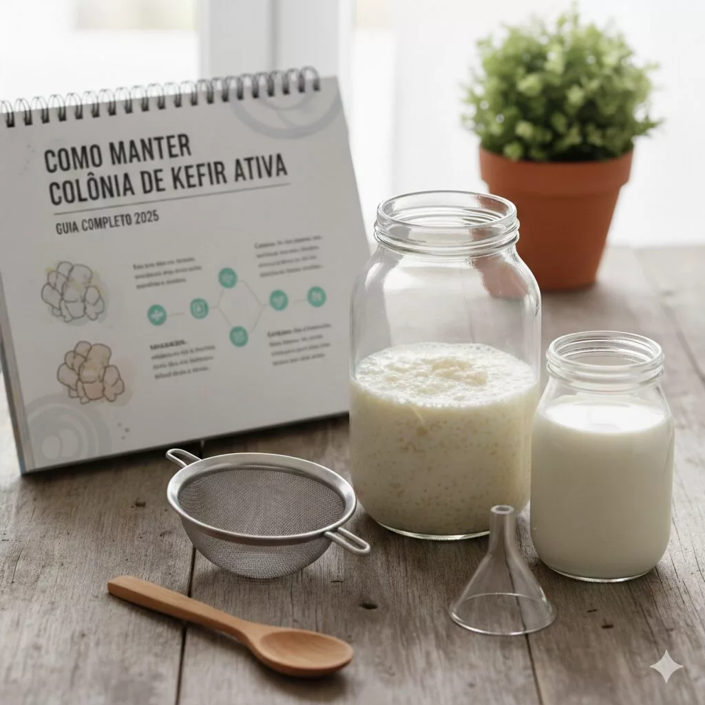 Como Manter Colônia de Kefir Ativa: Guia Completo 2026