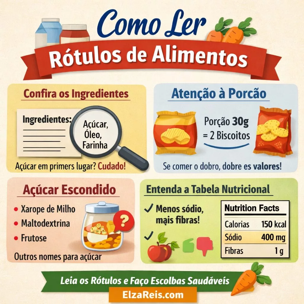 Como Ler Rótulos de Alimentos e Fugir dos Ultraprocessados: Guia Completo 2026 Como Ler Rótulos de Alimentos: Guia Prático 2026