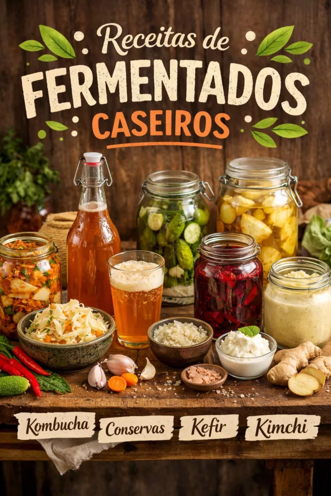 Receitas de Fermentados Caseiros para Transformar Sua Saúde