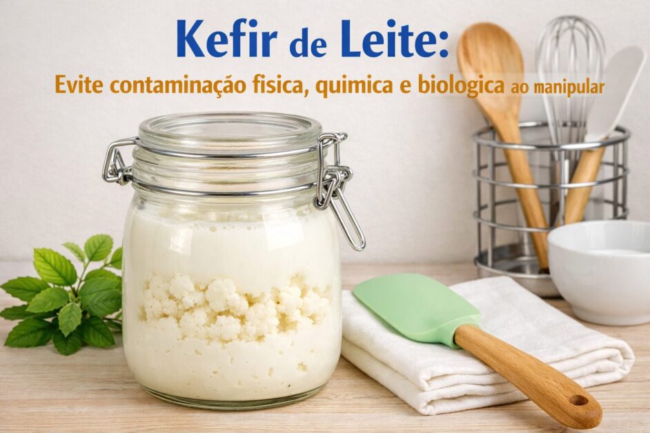 Kefir de Leite: Evite contaminação física, química e biológica ao manipular