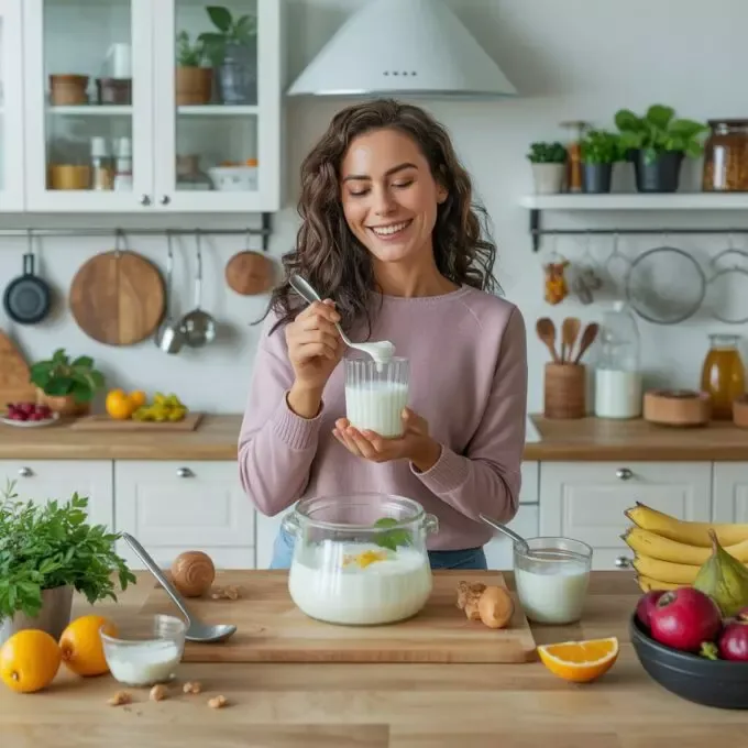 Receita de Iogurte de kefir