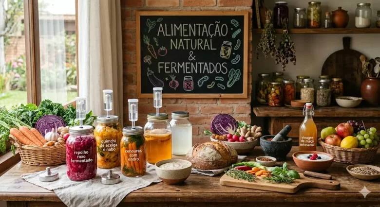 Alimentação Natural 2026: O Fogo dos Alimentos Fermentados Naturais