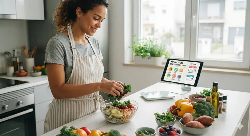 Cuidar da saúde ficou mais simples. Descubra como ajustar a sua rotina para ter uma alimentação equilibrada em 2026, apostando em comida de verdade e praticidade.